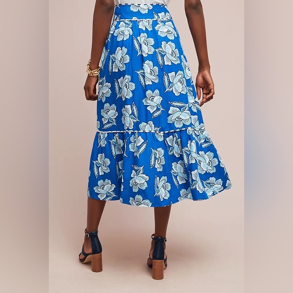 Anthropologie x Maeve Alyssa Midi Skirt size 6 - Picture 4 of 6